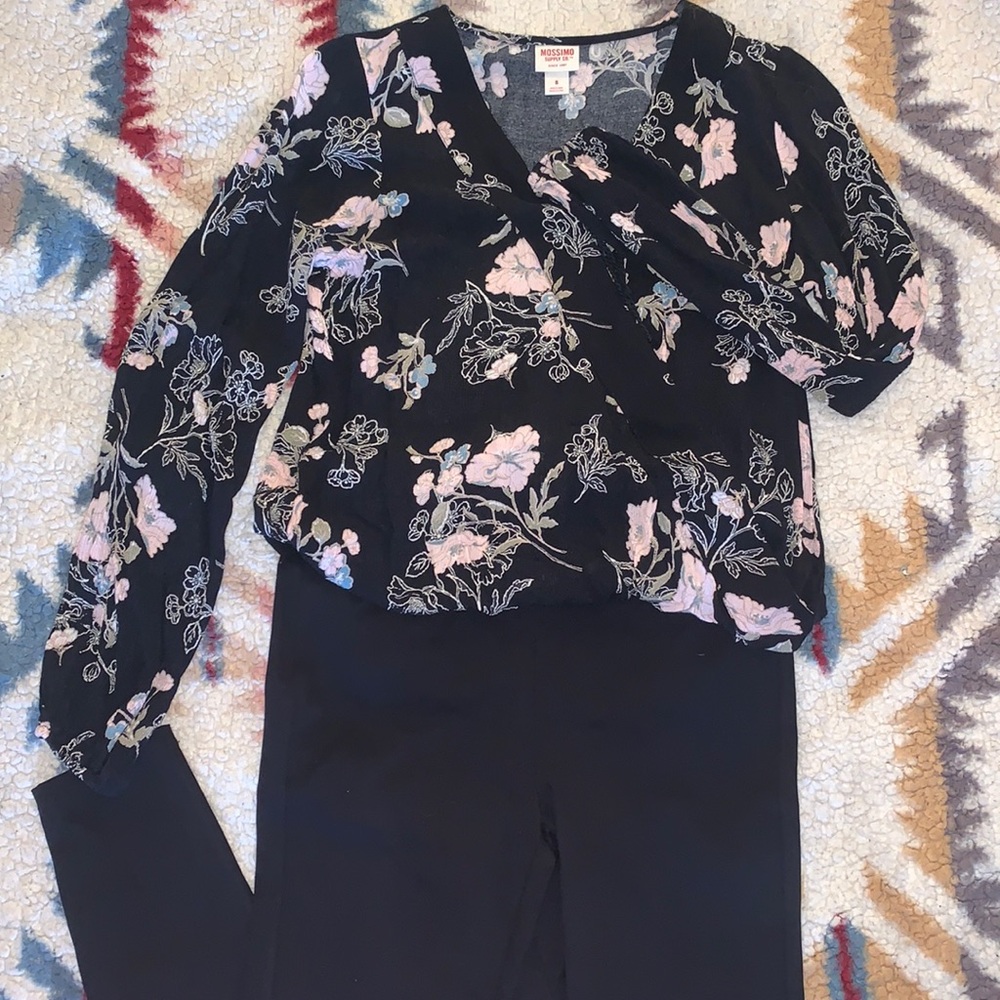 Lauren Conrad Black Legging Work Pant